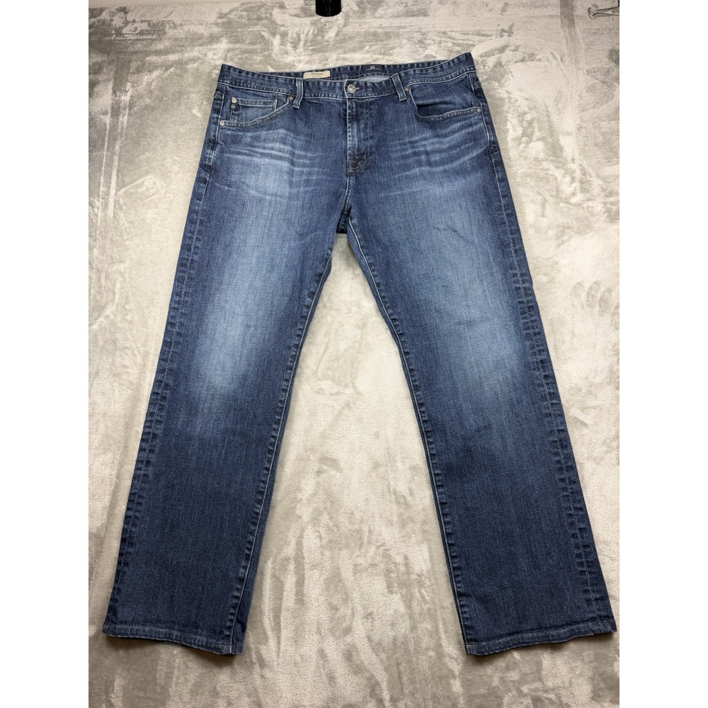 AG Adriano Goldschmied The Protege Jean Mens 38x34 Hem(29.5) Straight Stretch